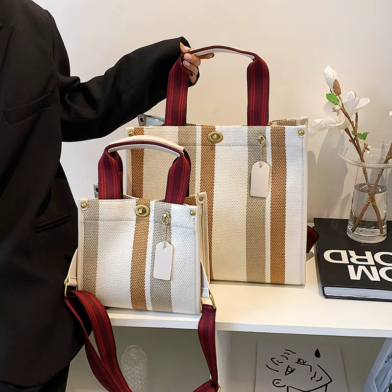 Toile femmes toile sacs à main sacs à bandoulière grande capacité dames sacs à bandoulière pour femmes mode femme fourre-tout sac de messager nouveau