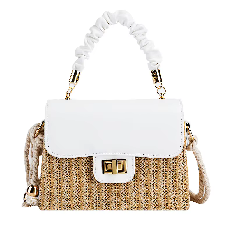 Sac de plage en paille pour femmes