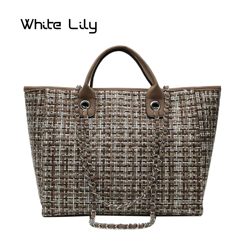 Grand sac à main en nylon pour femme