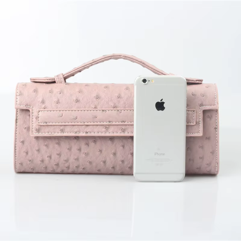 Nouveau sac à main tendance à motif d'autruche pour femmes