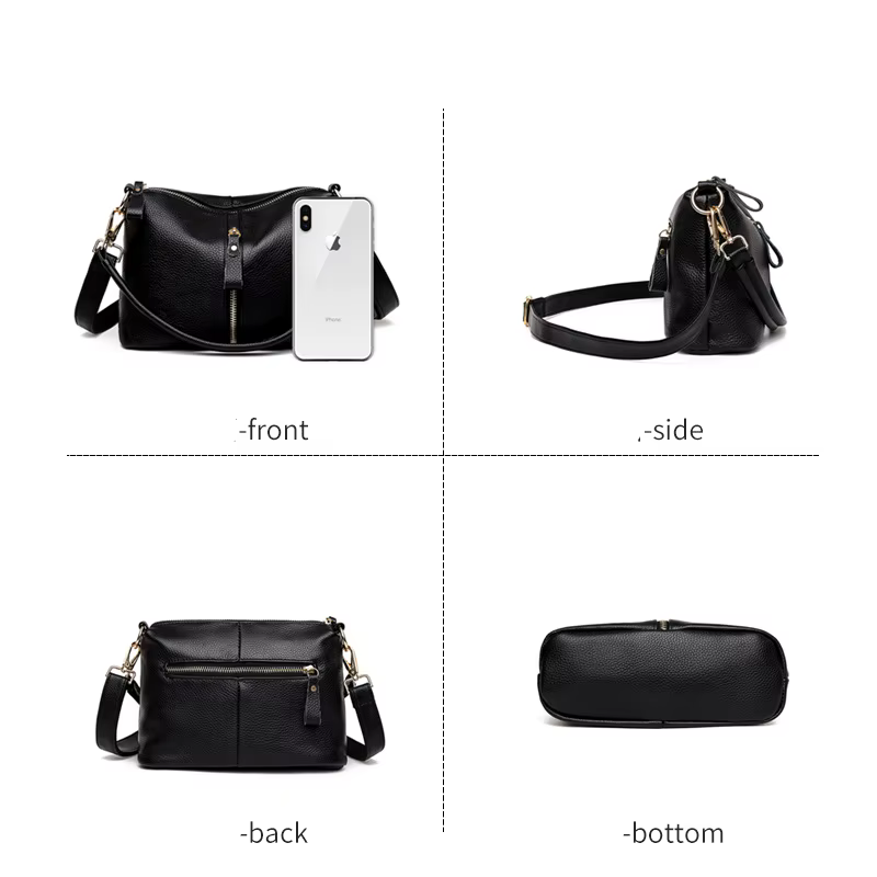 Sacs à main en cuir véritable pour femmes