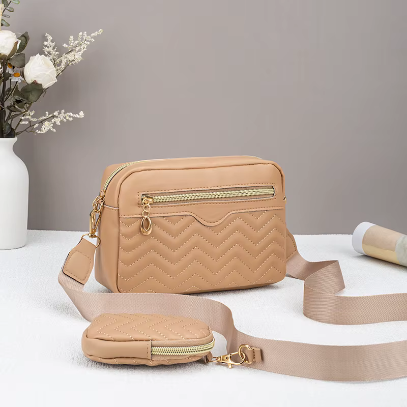 Sac carré à bandoulière minimaliste décontracté