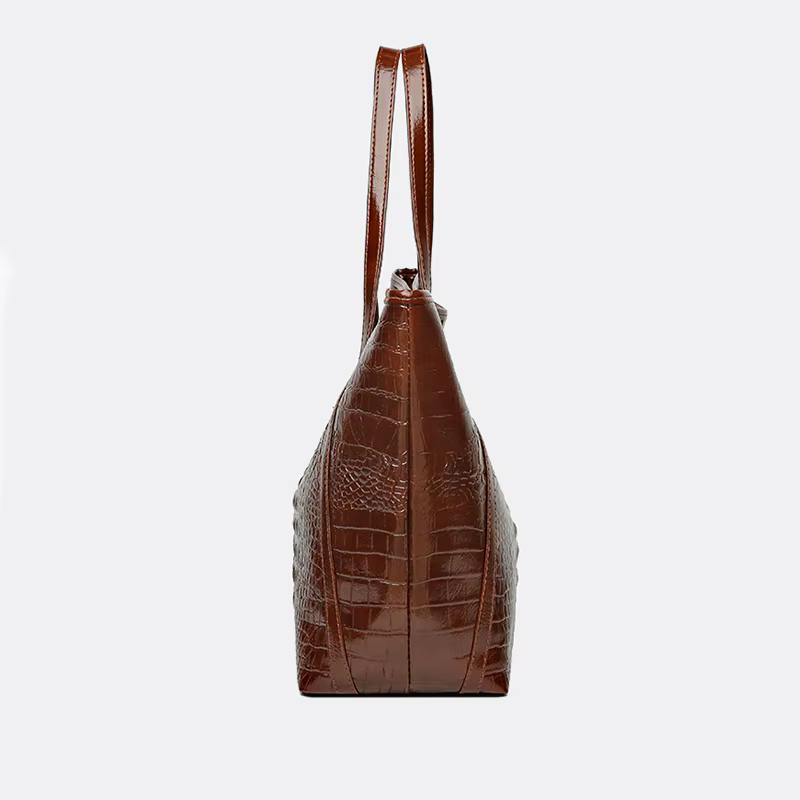 Sac fourre-tout Simple et polyvalent imprimé Crocodile