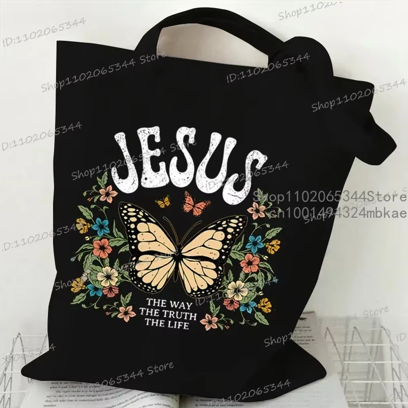 Femmes sacs à main jésus papillon toile sac Vintage fleur