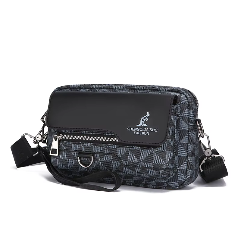 Pochettes en cuir PU pour hommes d'affaires
