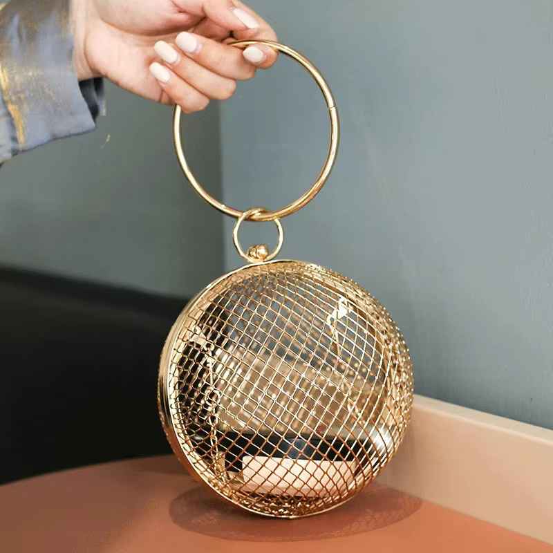Sac à main en métal pour femme