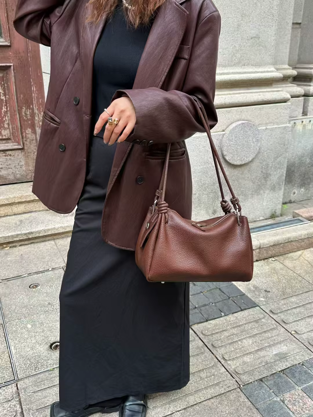 Sacs à main en cuir véritable pour dames, sacs à bandoulière initiés, sac à main ChimPurse, créateur de luxe, nouvelle mode, haut