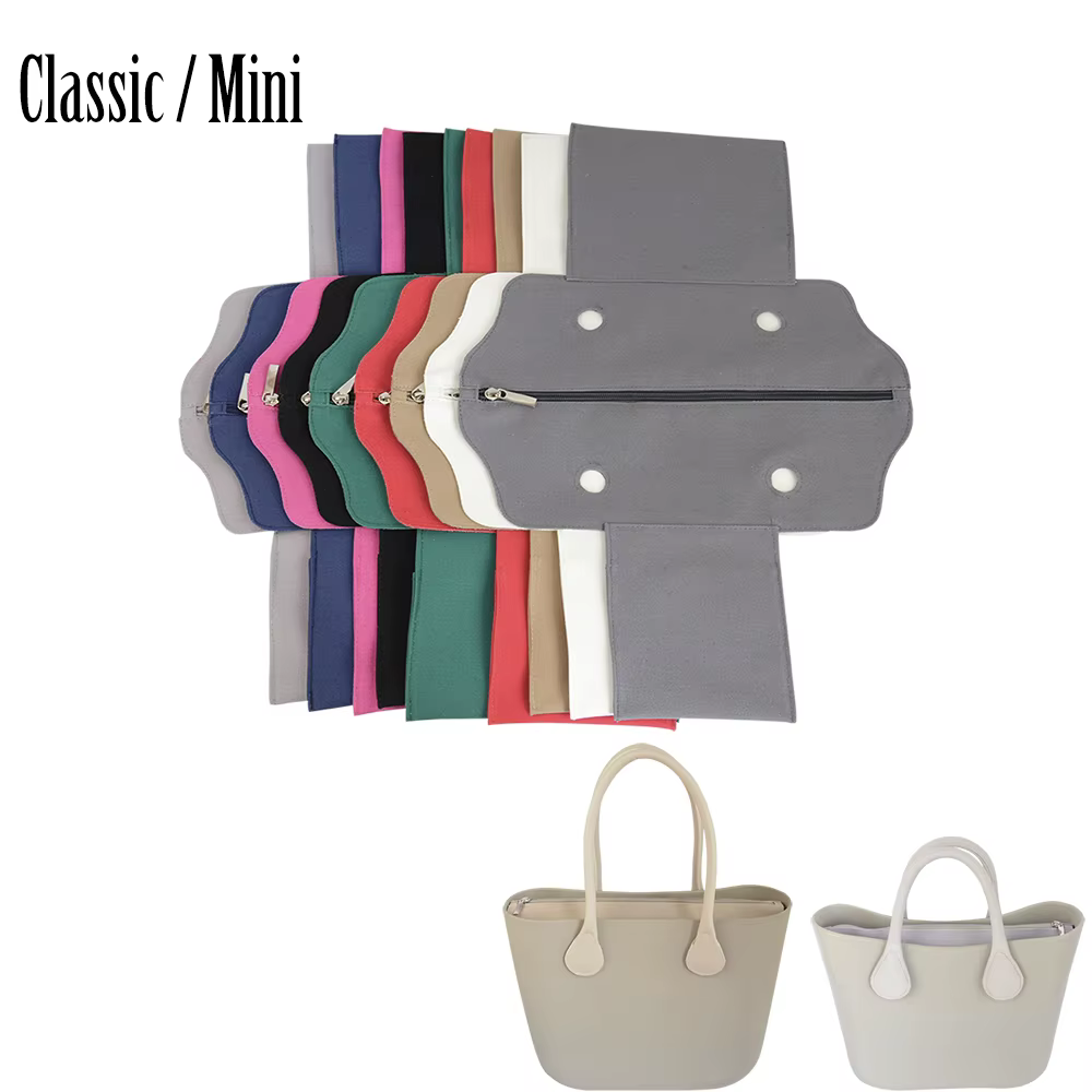 Nouveau Obag classique Mini toile tissu organisateur simple doublure intérieure insérer