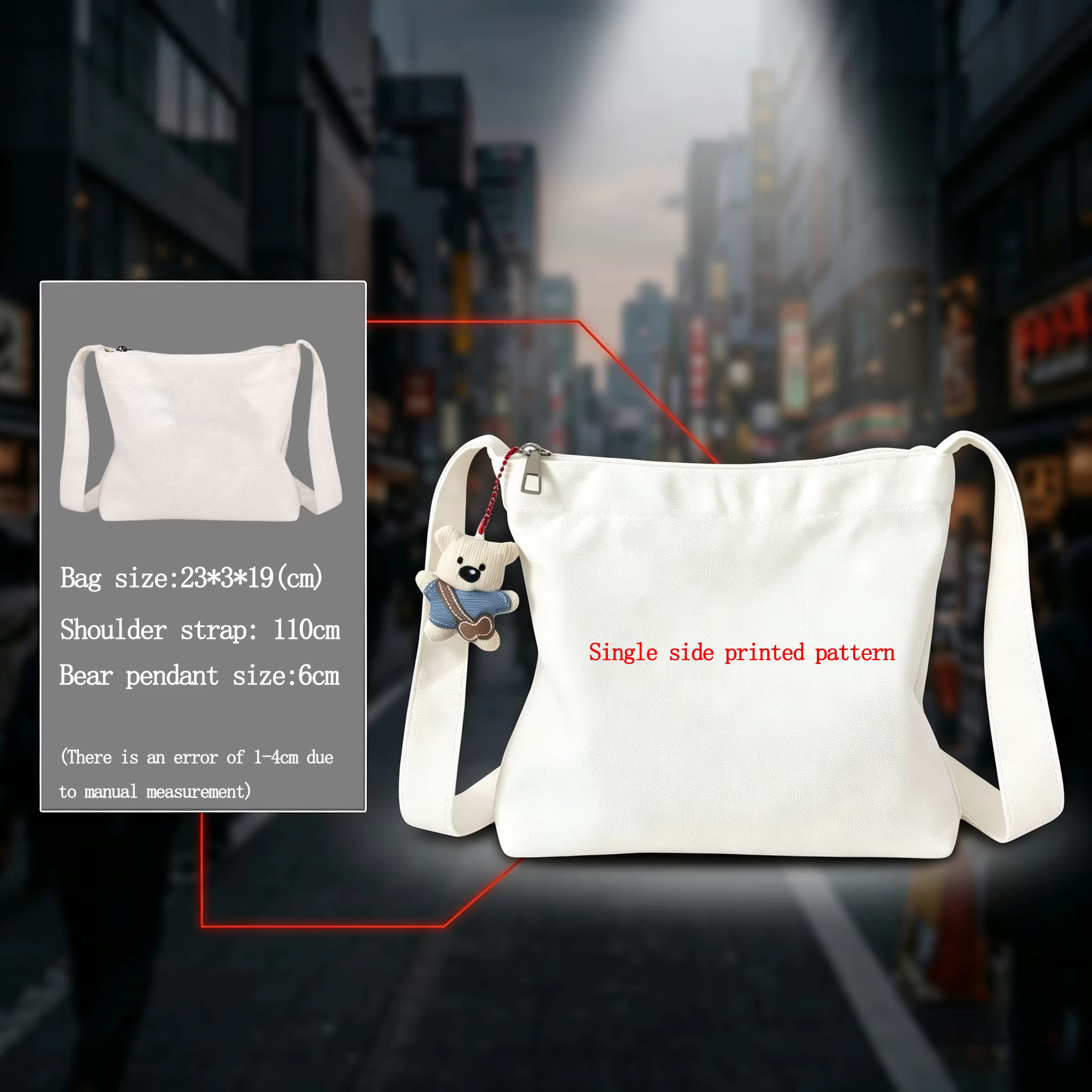 Sac en toile imprimé Kawaii Tokyo Revengers