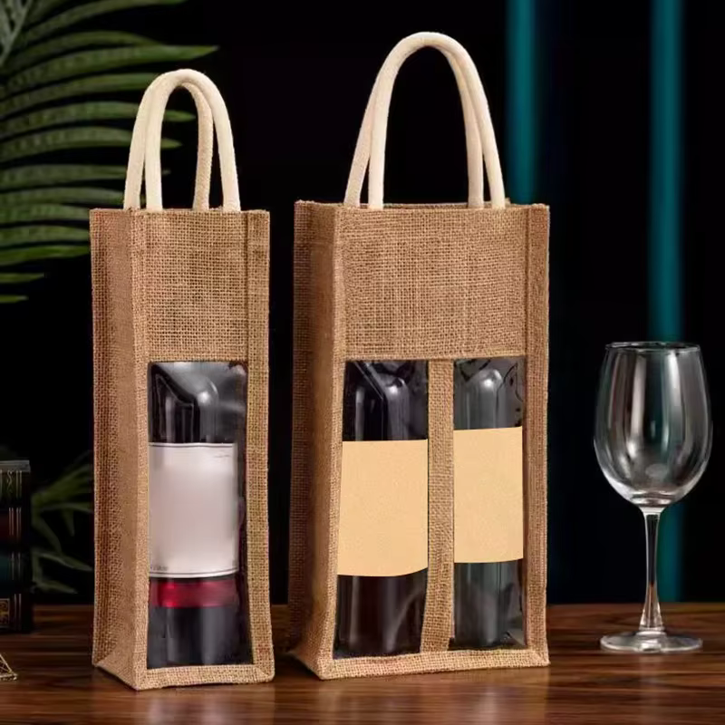 Sac à main de vin rouge