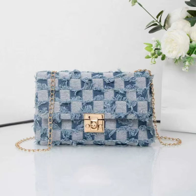 Femmes Denim sac à bandoulière décontracté polyvalent