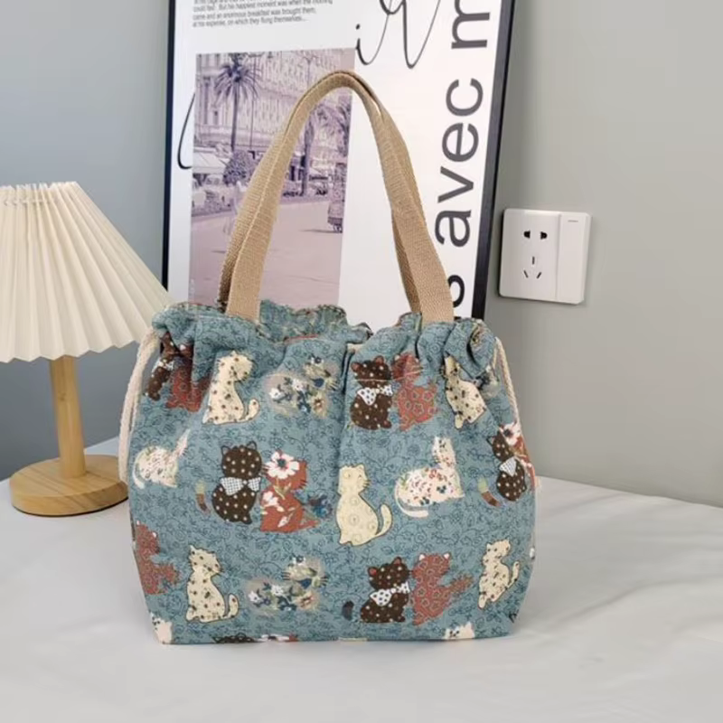 Sac à main en toile imprimée à la mode