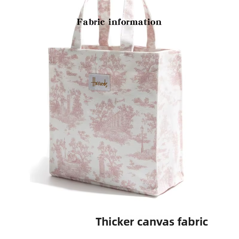 Sac fourre-tout en toile de grande capacité