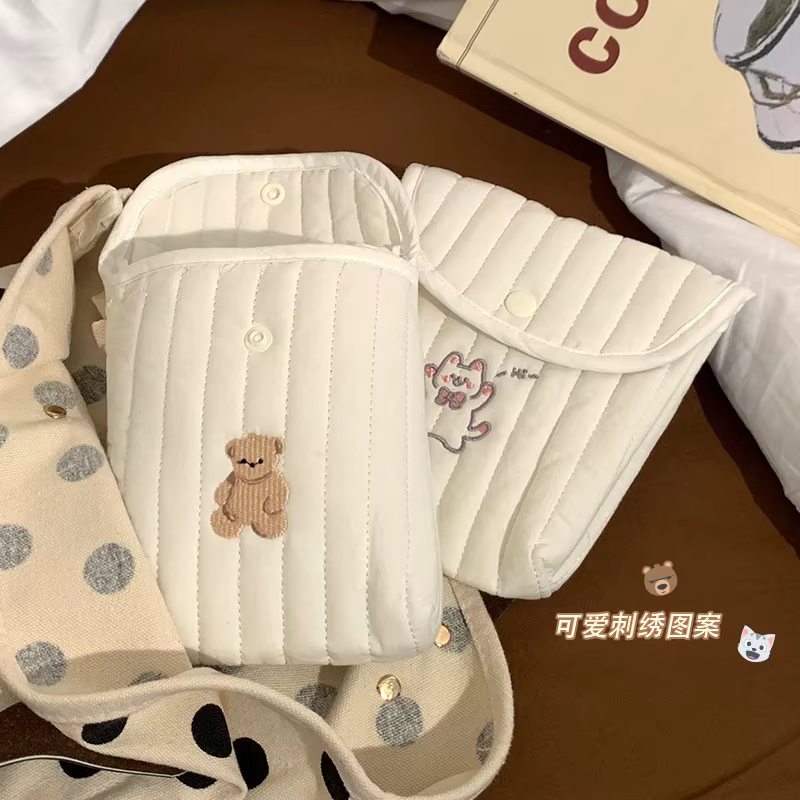 Sac de rangement portable mignon pour serviettes hygiéniques et tampons