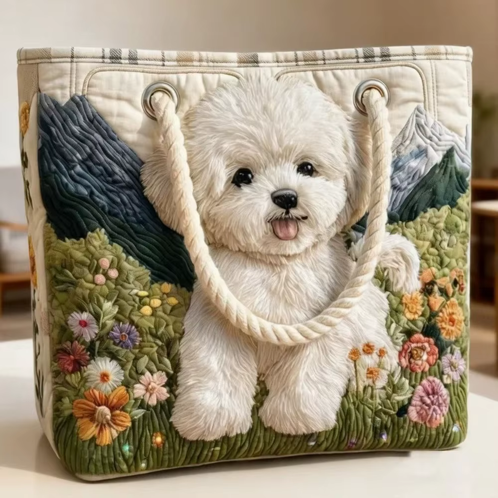Sac fourre-tout matelassé vintage pour femme