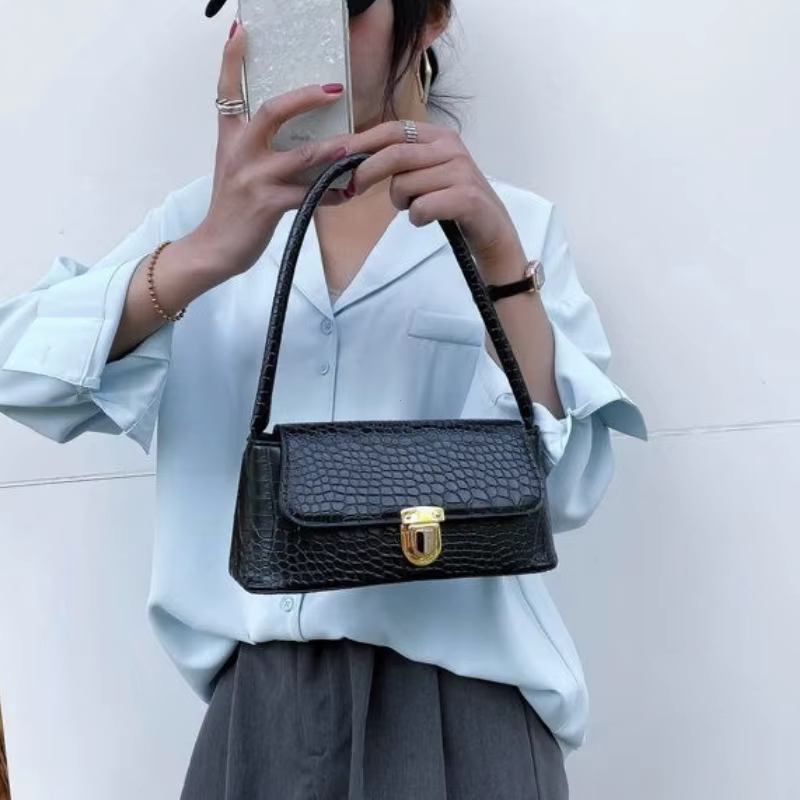 2025 nouvelle marque de mode femmes sous les bras sac à bandoulière couleur unie dames sac à main et sac