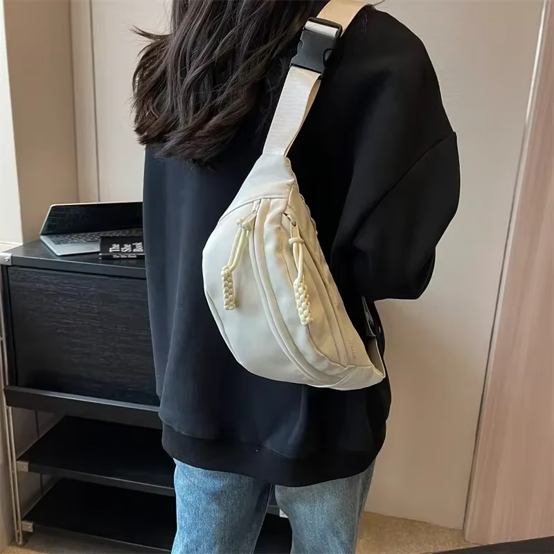 Sacs de poitrine sac banane pour femmes fronde bandoulière taille Pack toile course