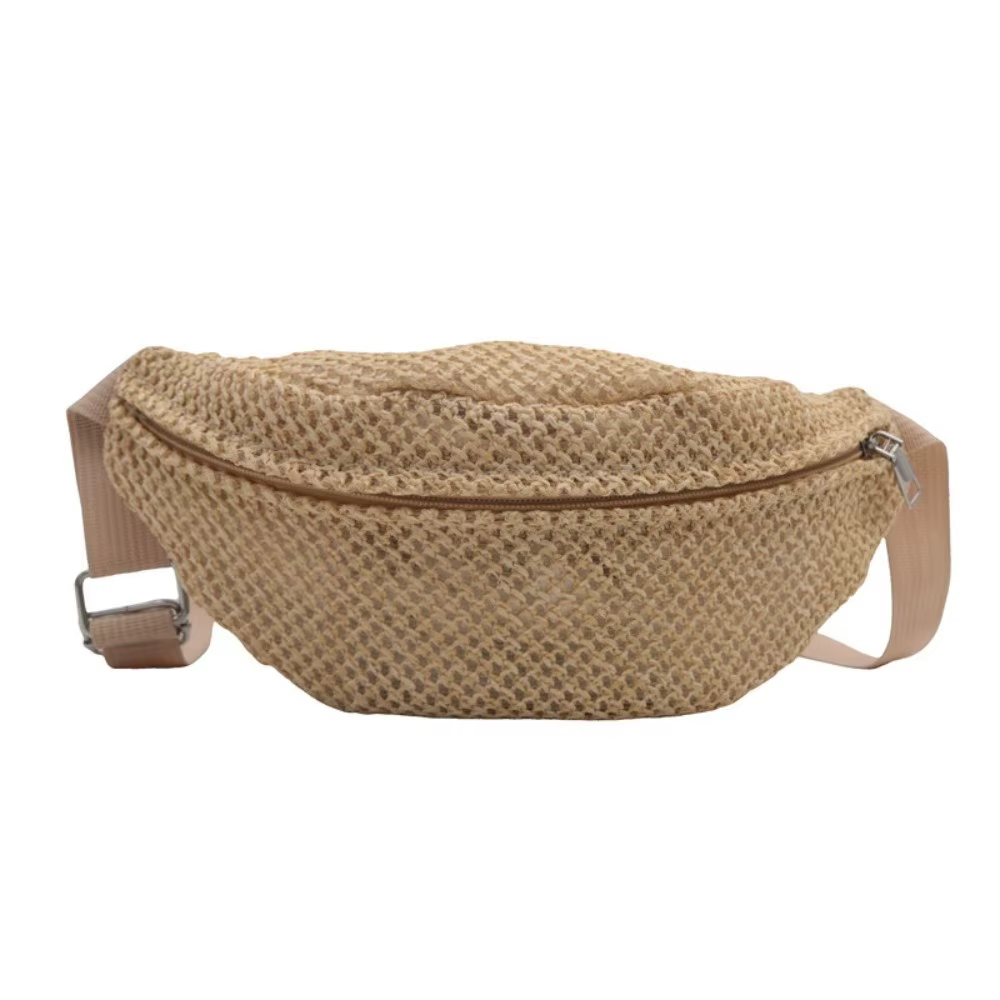 Sac banane tressé de vacances