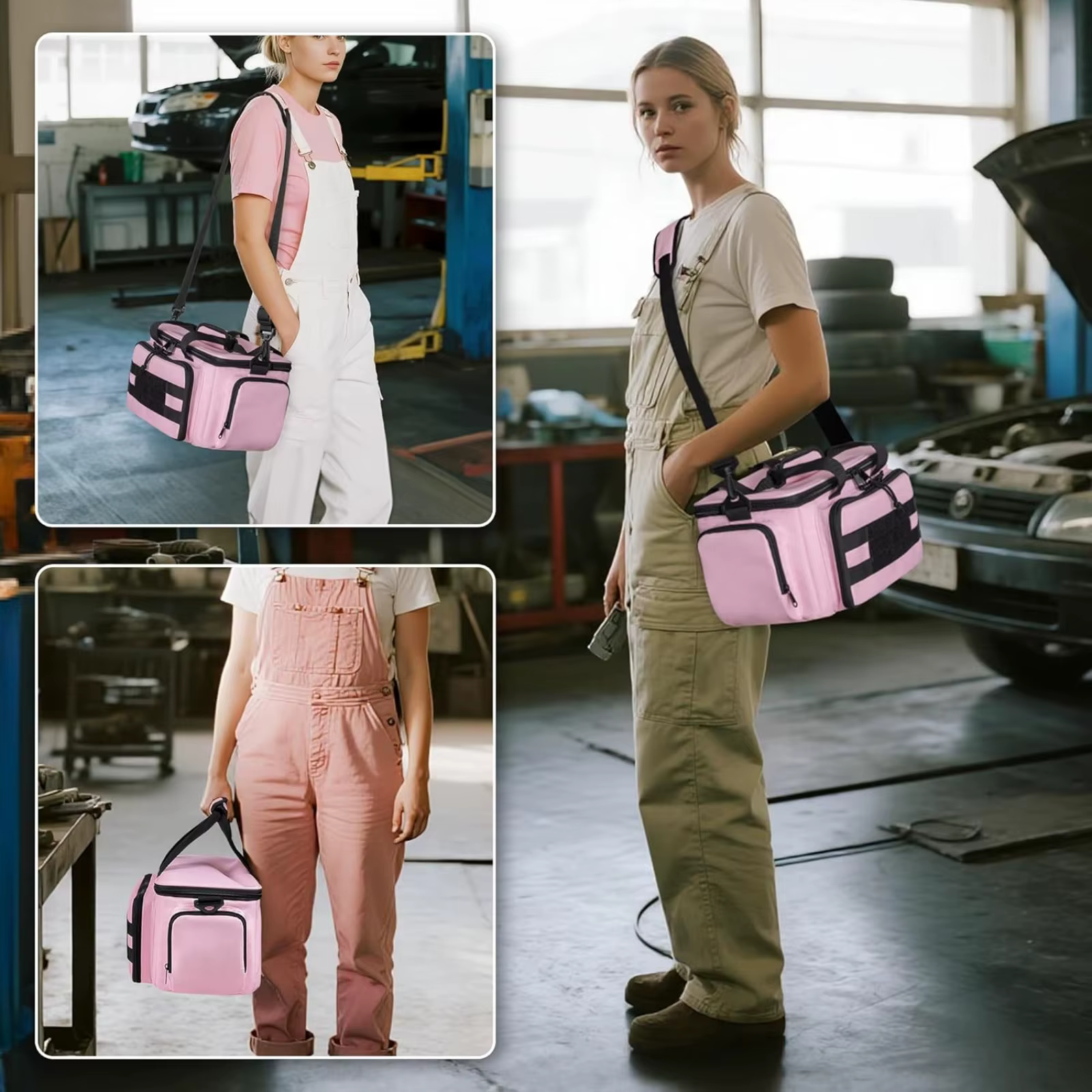 Sac à outils rose pour femmes