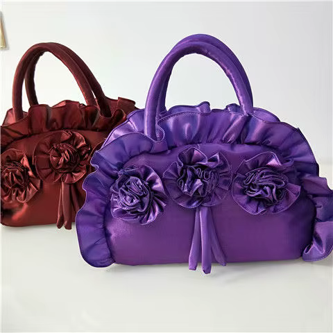 Sac à main gothique violet Y2K pour femme