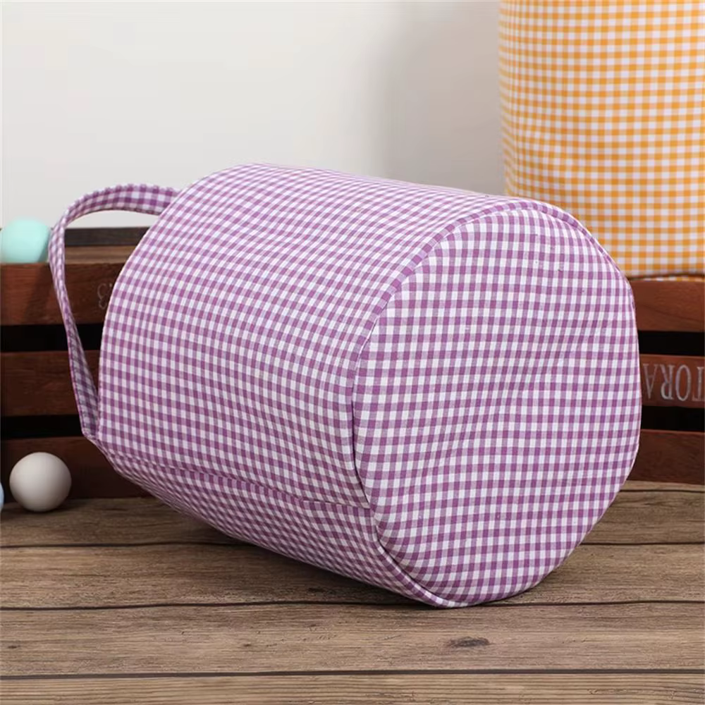 Panier de bonbons d'Halloween « Trick or Treat » – Sac fourre-tout à motif écossais grande capacité pour décorations et fournitures