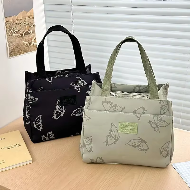 Sac à main polyvalent imprimé papillon