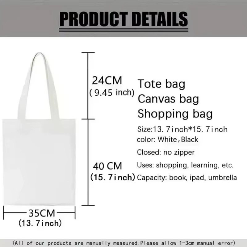 Sac fourre-tout vintage en toile Les Citrons