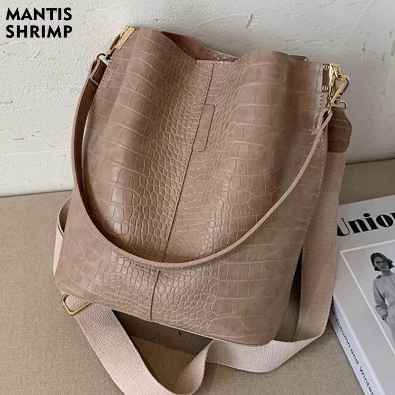 Sac à main Vintage motif Crocodile pour femmes