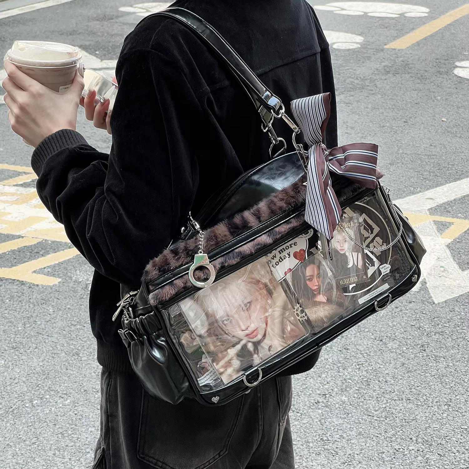 Original imprimé léopard épissé Sac Femme doux Cool sacs