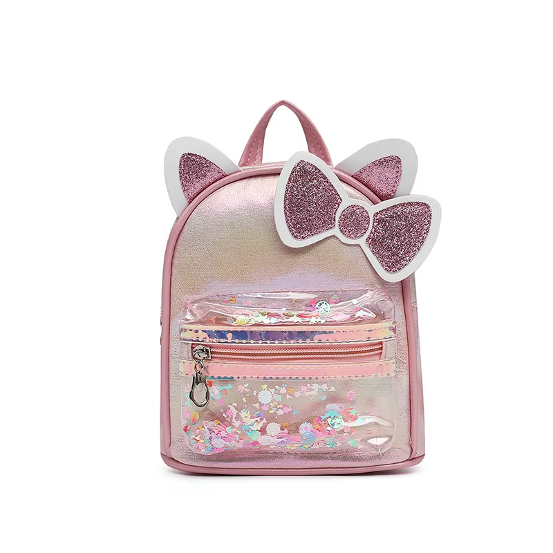 Mini Sac à Dos en Cuir PU avec Nministériels d Papillon pour Enfant et Femme