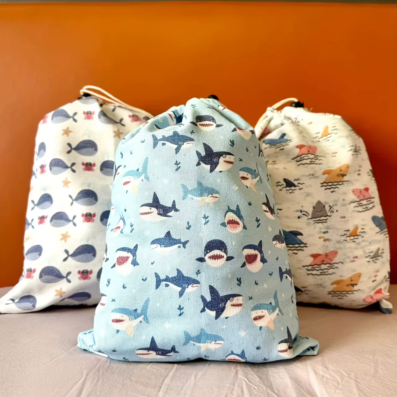 1 pièce de pochette à cordon unique : sac de rangement de voyage portable