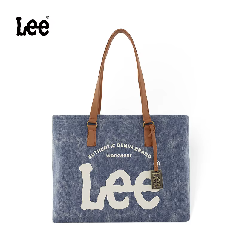 LEE grande capacité Denim cuir femmes fourre-tout sacs concepteur dame toile quotidien