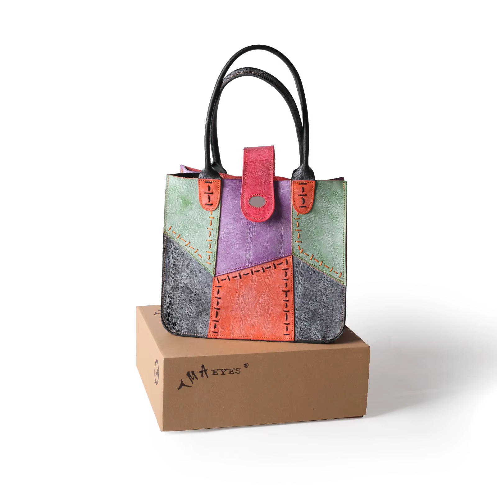 Sac en cuir véritable pour femme