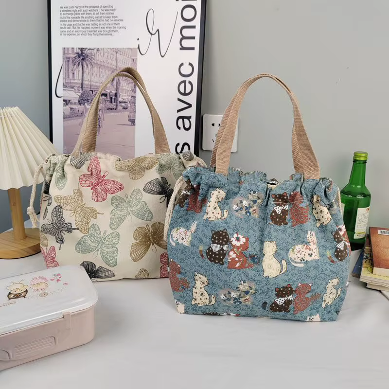 Sac à main en toile imprimée à la mode
