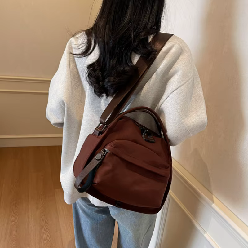 Sac à bandoulière pour femme : fourre-tout léger et décontracté en nylon