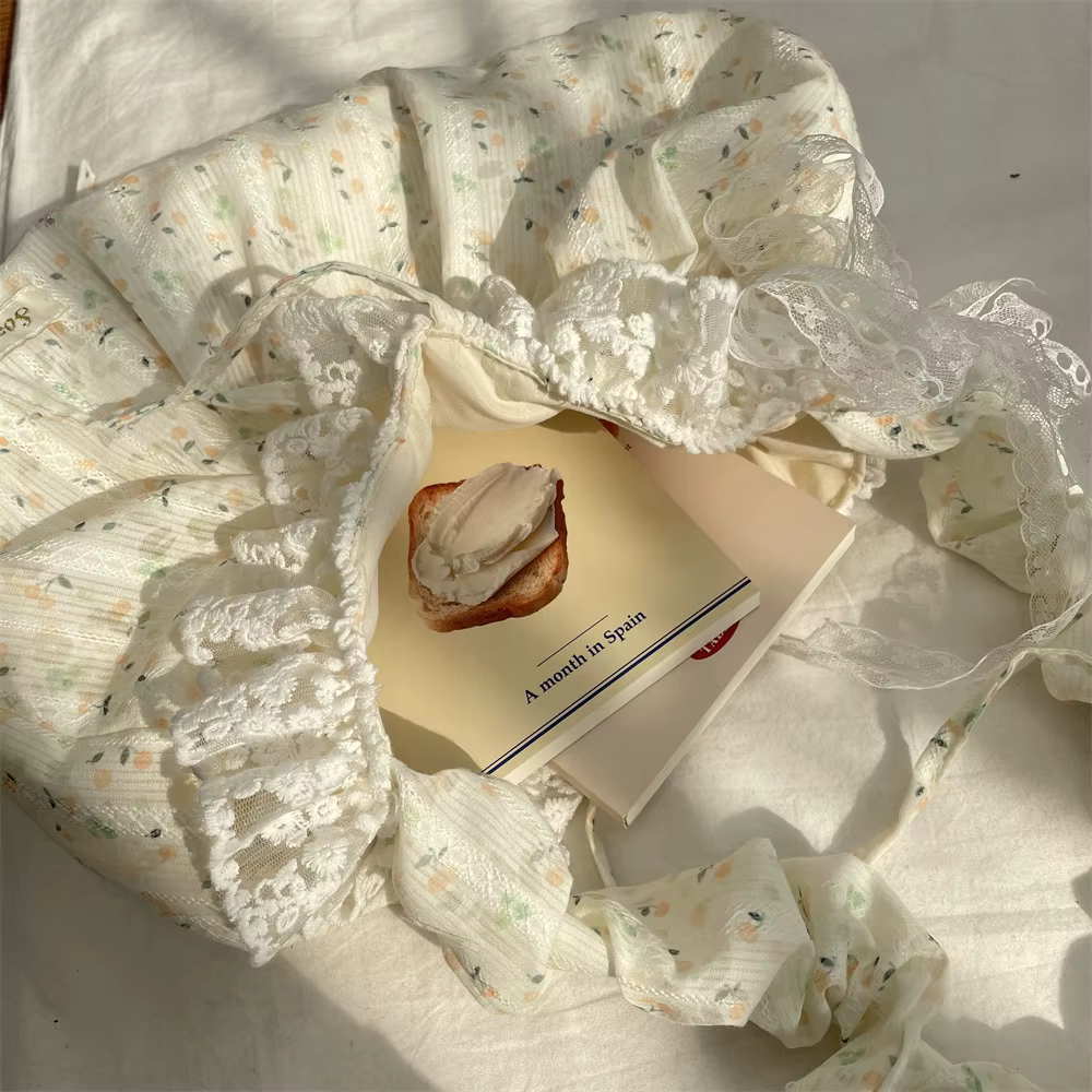 Sac à main élégant en dentelle fraîche