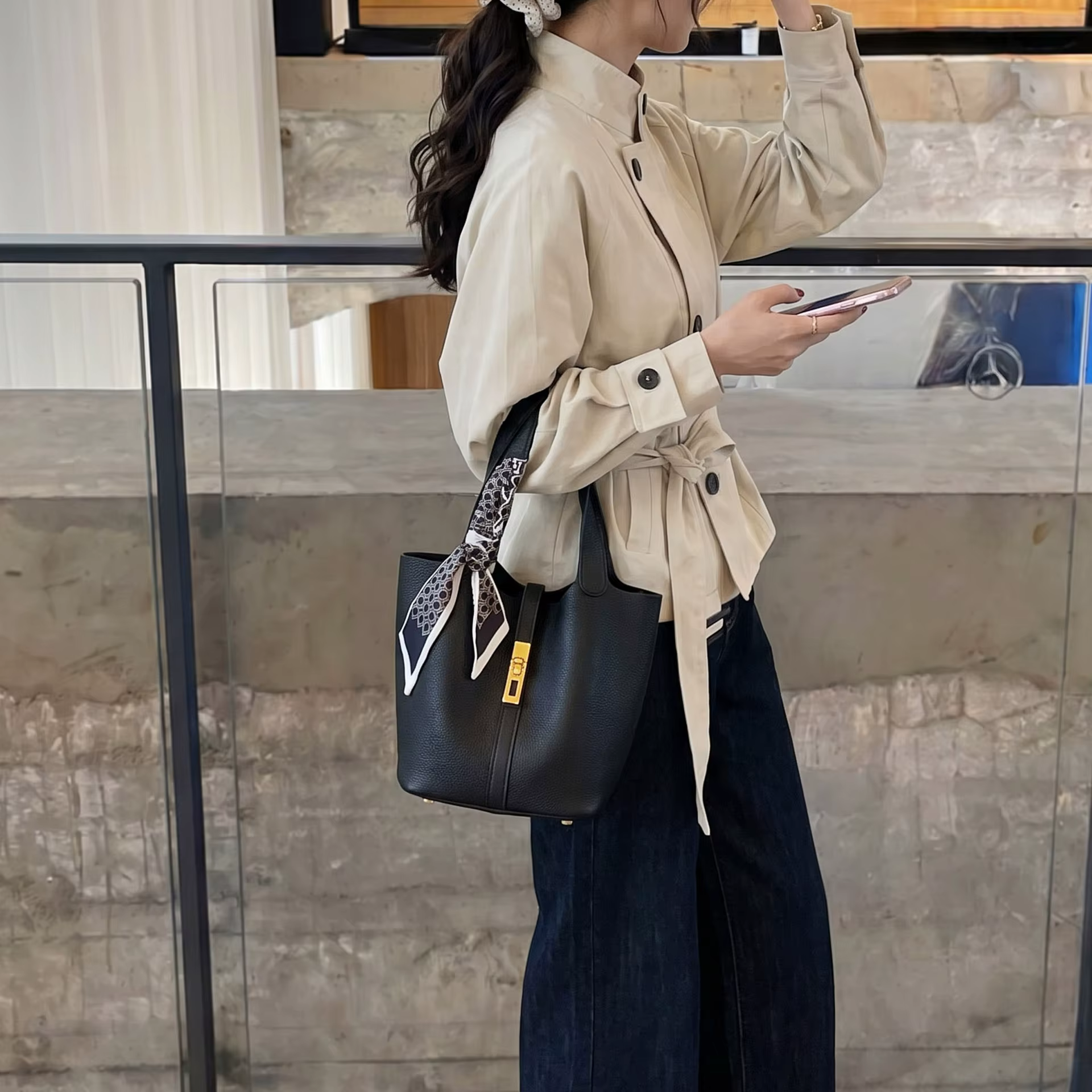 Sac à main seau tendance pour femme