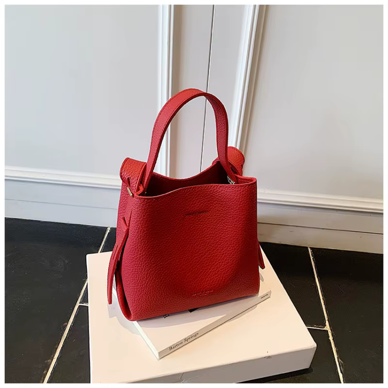 Sac seau rétro de grande capacité pour femmes