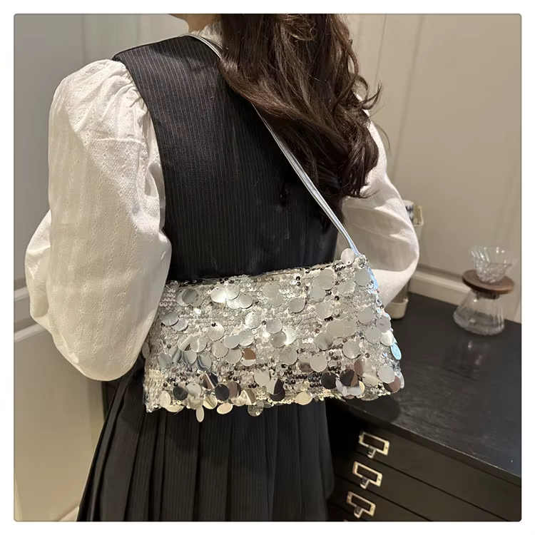 Sacs à bandoulière à paillettes pour femmes