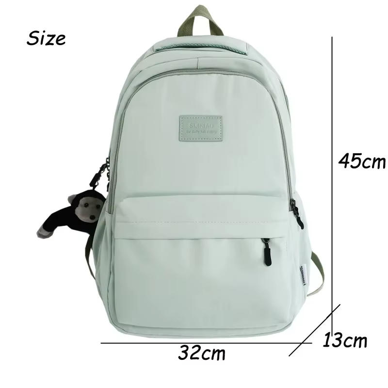 Sac à dos de couleur unie pour femmes