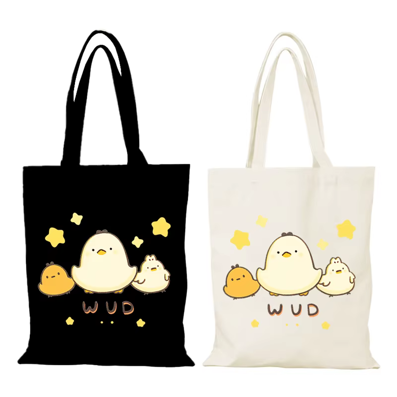 Sac de shopping dessin animé Eco sac caractère dame sacs nouveaux
