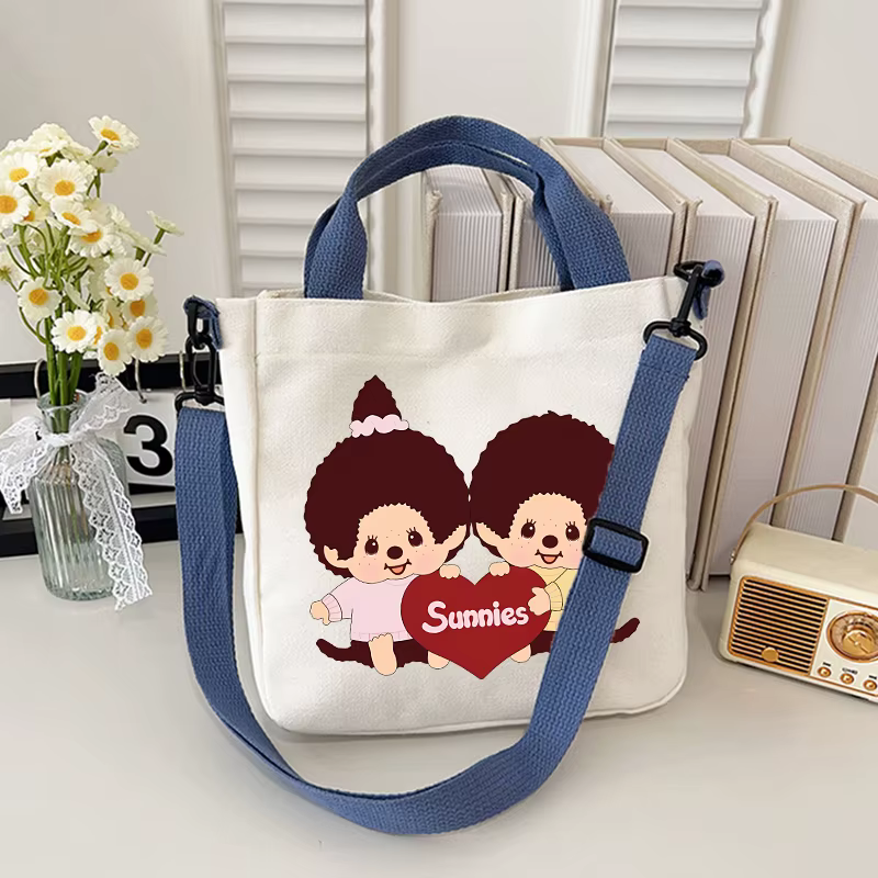 Sac en toile Monchhichi pour garçons et filles