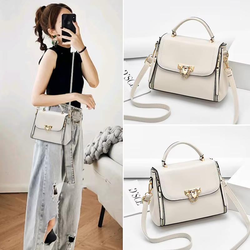 Sac à main chic et tendance pour femme 2025 – Sac bandoulière petit format carré