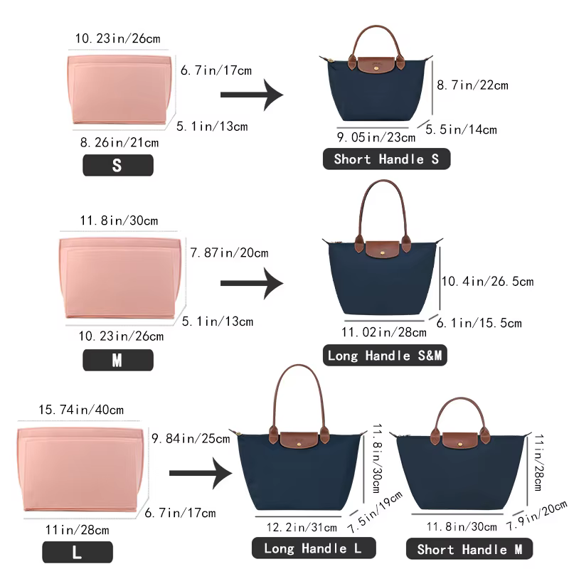 Dummonopoliner-Mini sac de rangement pour Longchamp