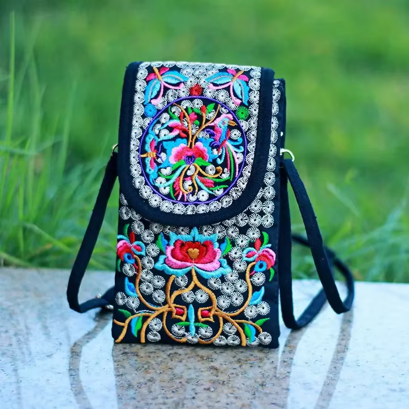 Sac à bandoulière multi-poches pour femme