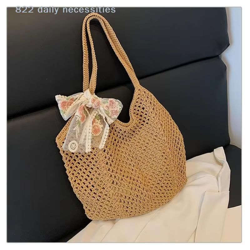 Sac tissé grande capacité pour femme