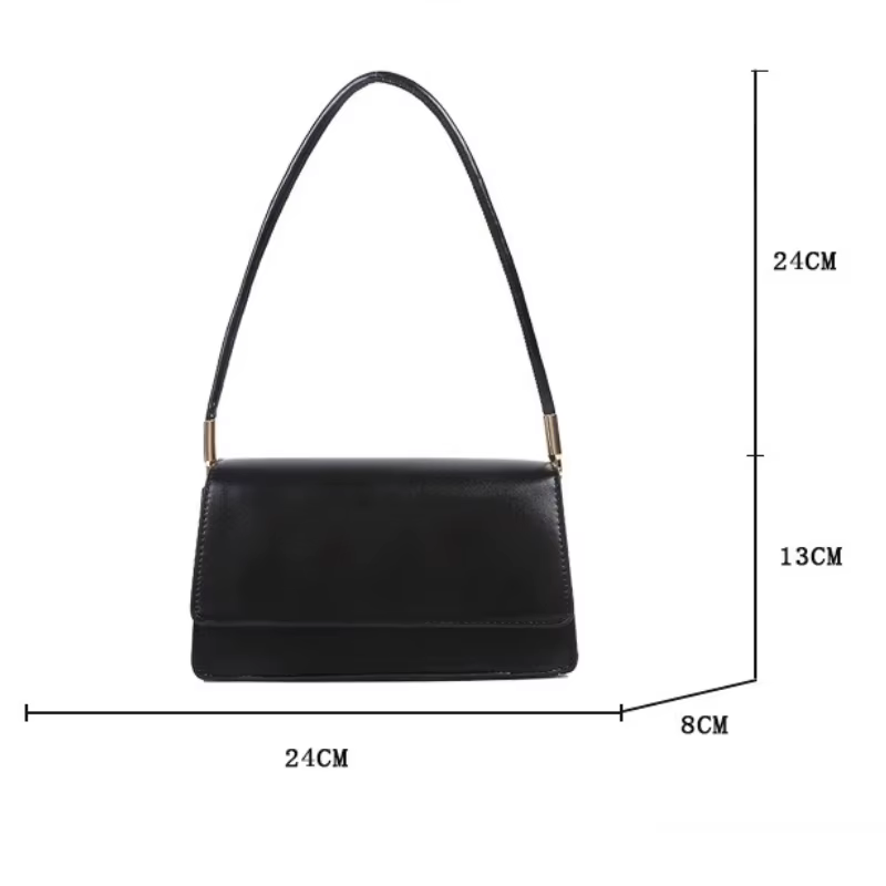 Sac à bandoulière en cuir PU pour femmes