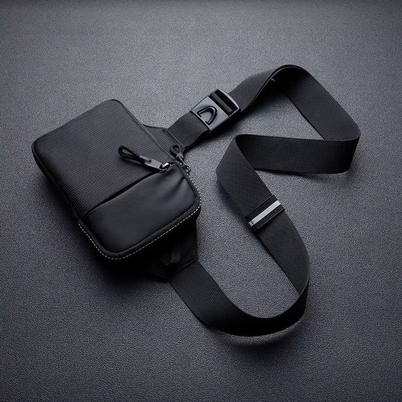 Nouveau sac de poitrine sport pour homme, petit sac à dos, sac messager pour femme, sac banane pour téléphone portable, mini sacoche tendance