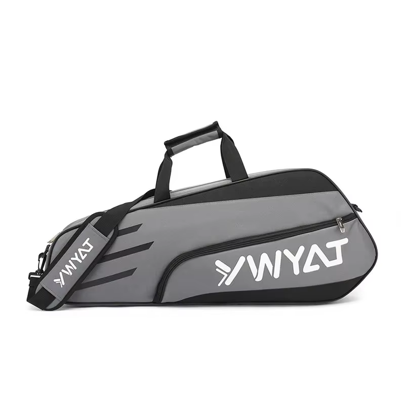 Sac de badminton à double ou simple bandoulière, sac à dos 3 pièces pour hommes et femmes, sac de raquette de badminton en filet, version épaissie
