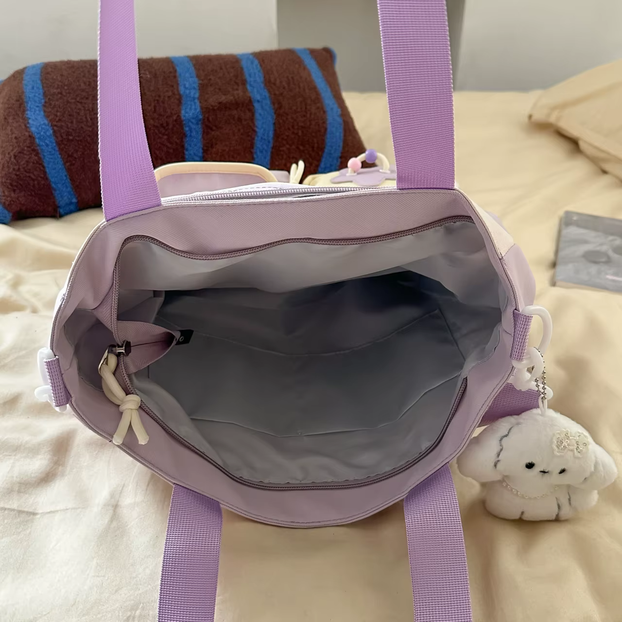 Nouveau doux et mignon fille Ulzzang dessin animé Ita sac Style Preppy grande capacité sac fourre-tout décontracté une épaule sac à bandoulière
